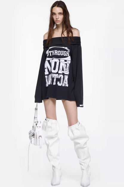 Spice Girl One-Shoulder T-Shirt
