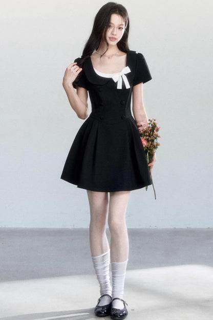 Hepburn Vintage Puffy Dress