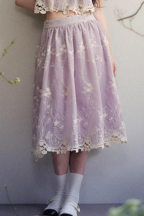 Embroidered Doll Collar Matching Set