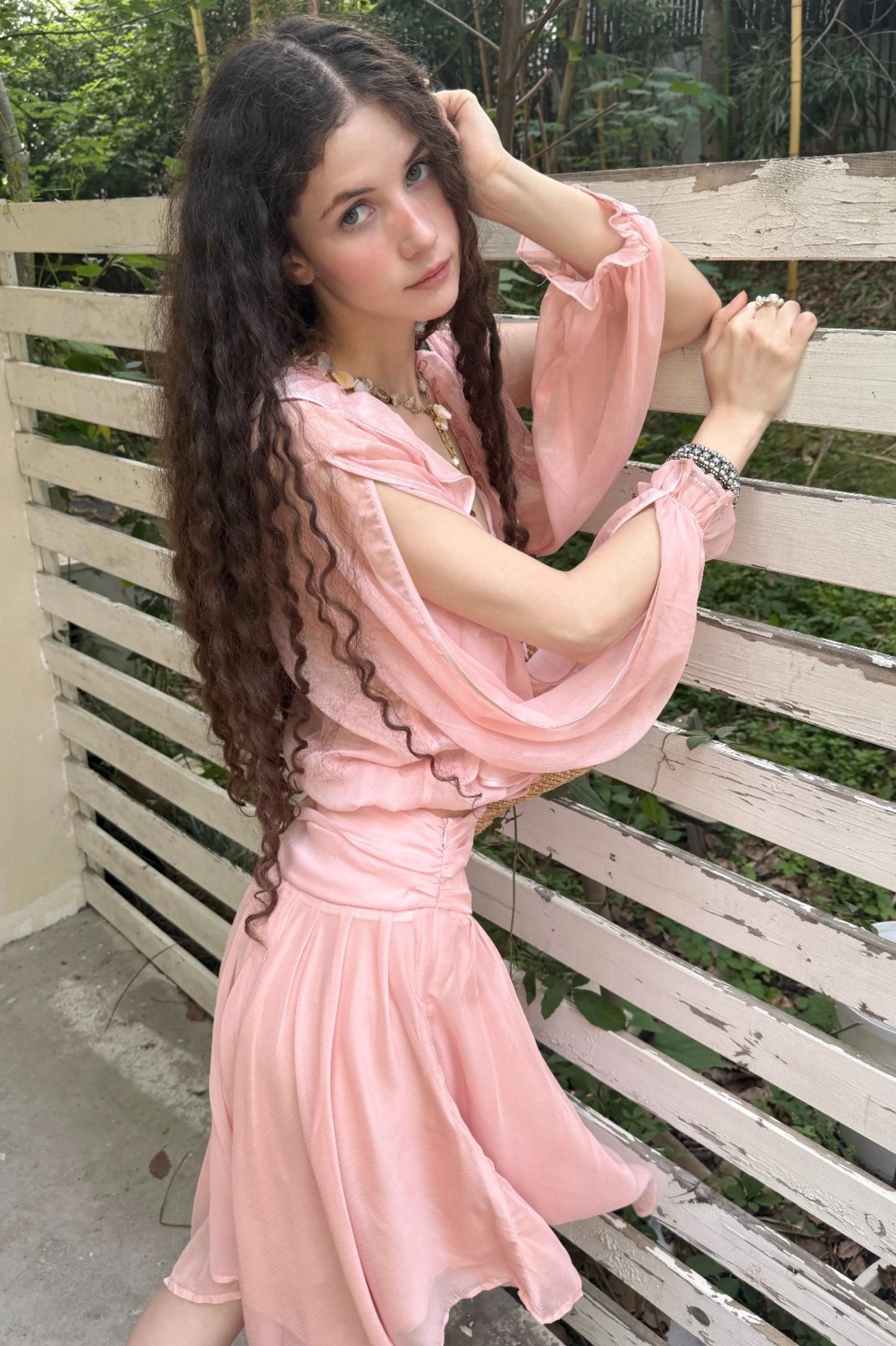 Ruffle Skeleton Skirt Set-Up