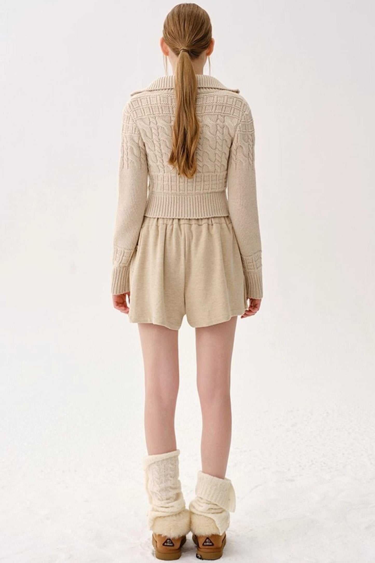 Warm Wool Blend Knit Socks