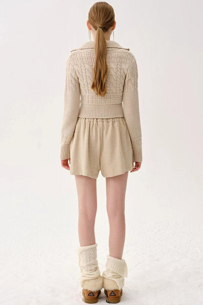 Warm Wool Blend Knit Socks