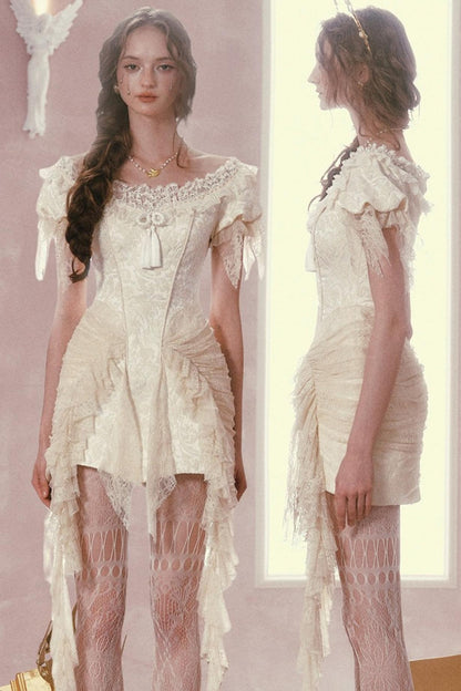 French Boned Lace Dress