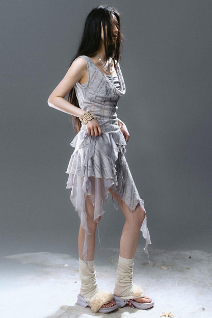 Misty Patchwork Skirt