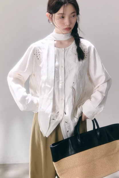 Tulip Embroidery Blouse