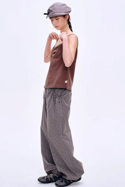 Versatile Dark Coffee-Colored Camisole