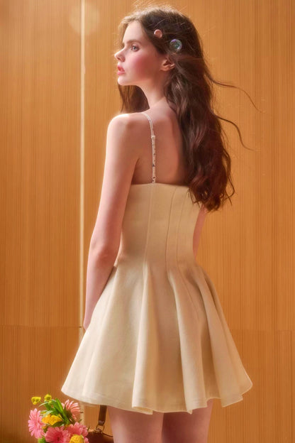 Milky Way Wool Camisole Dress