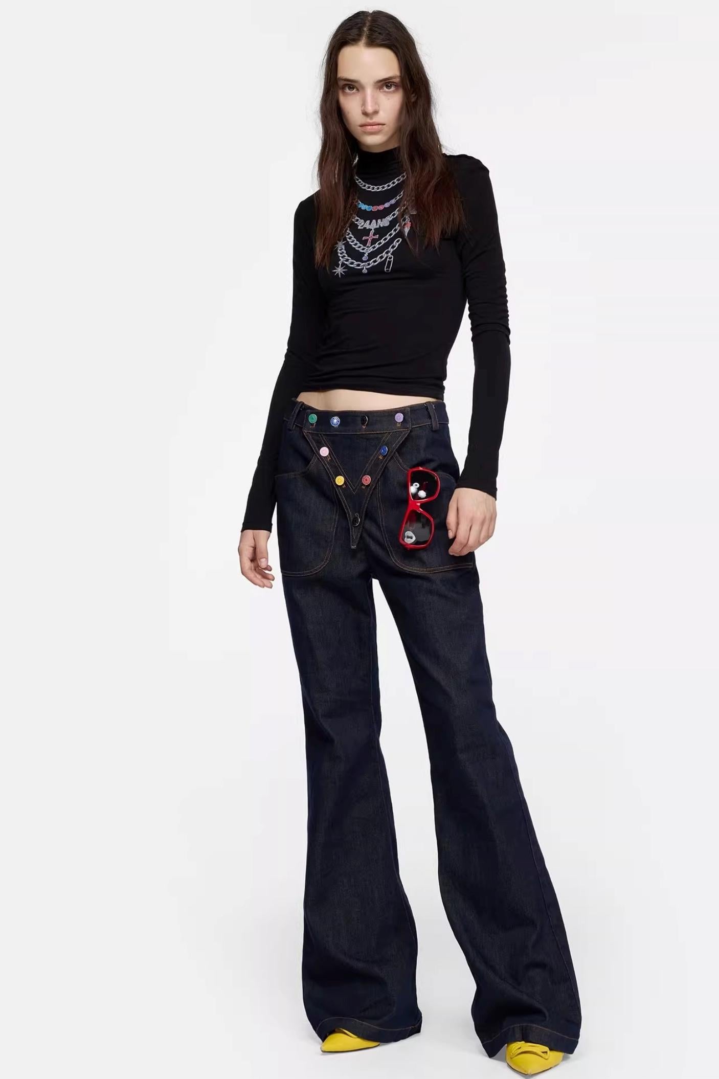 Slimming Detachable Bootcuts Pants