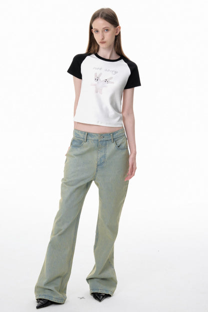 Bunny Rhinestone Tee