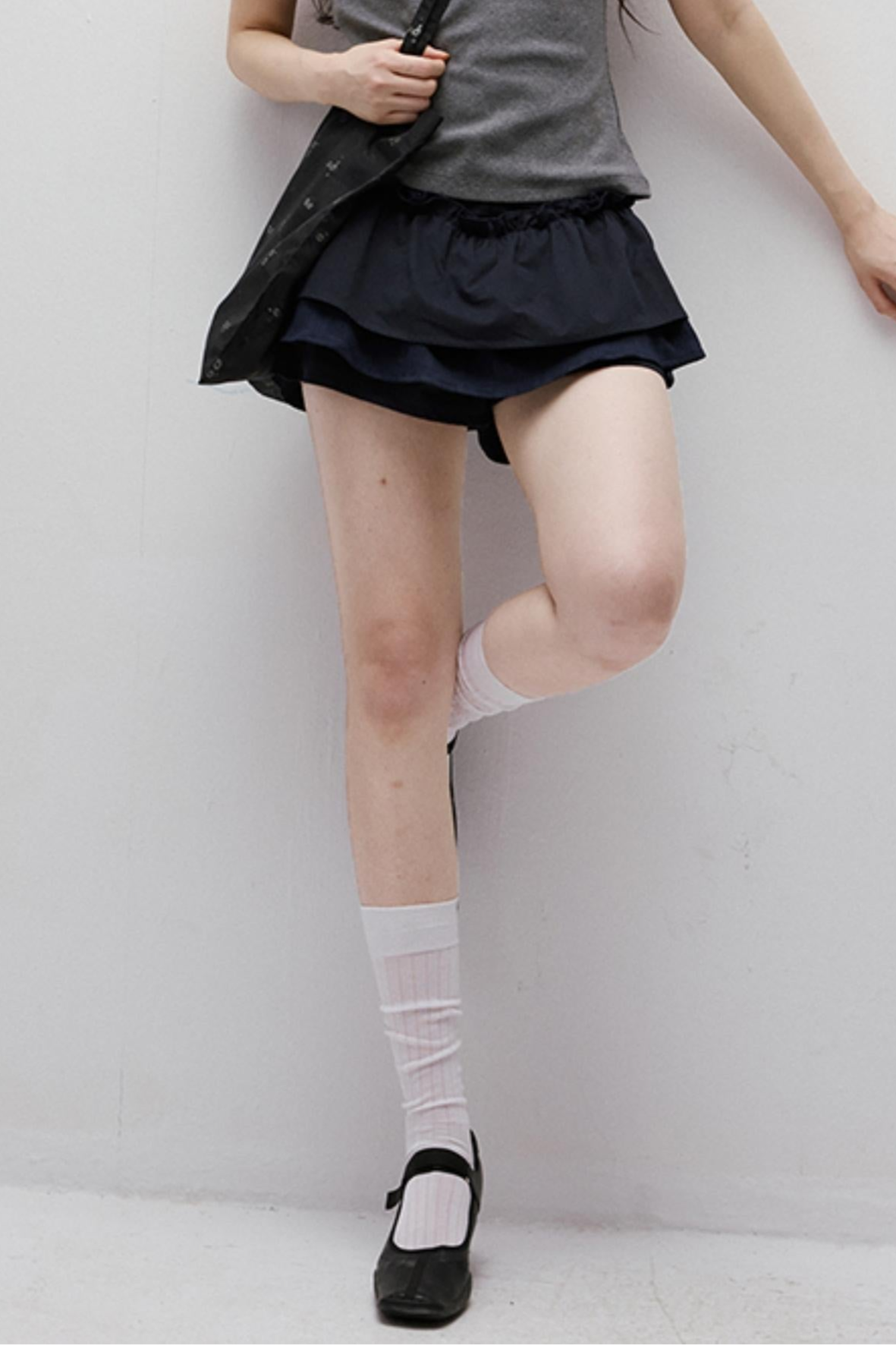 Dreamscape Blue Puffy Hakama Skirt