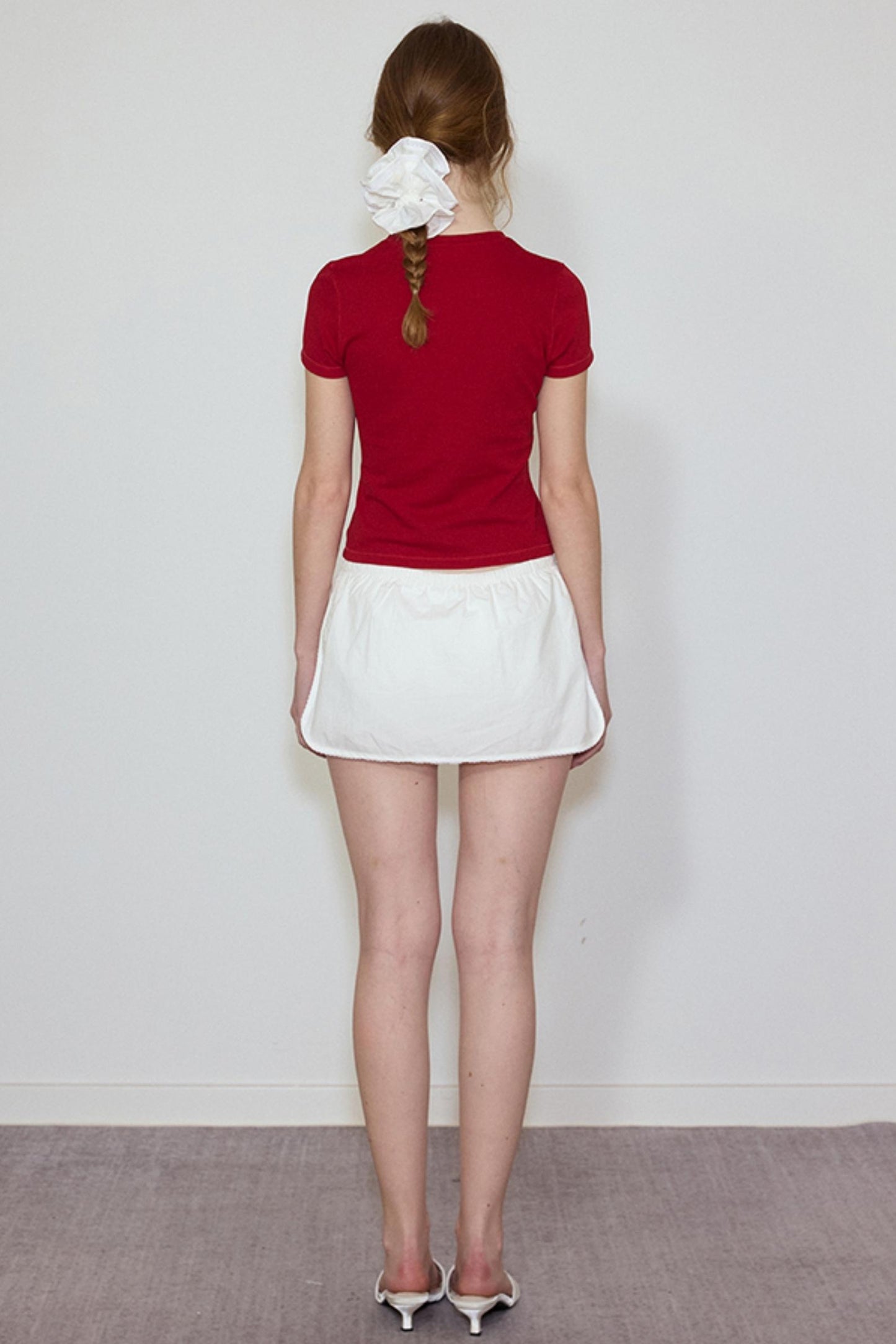 Sun Lace Set: Hooded Shirt Skirt Set-Up