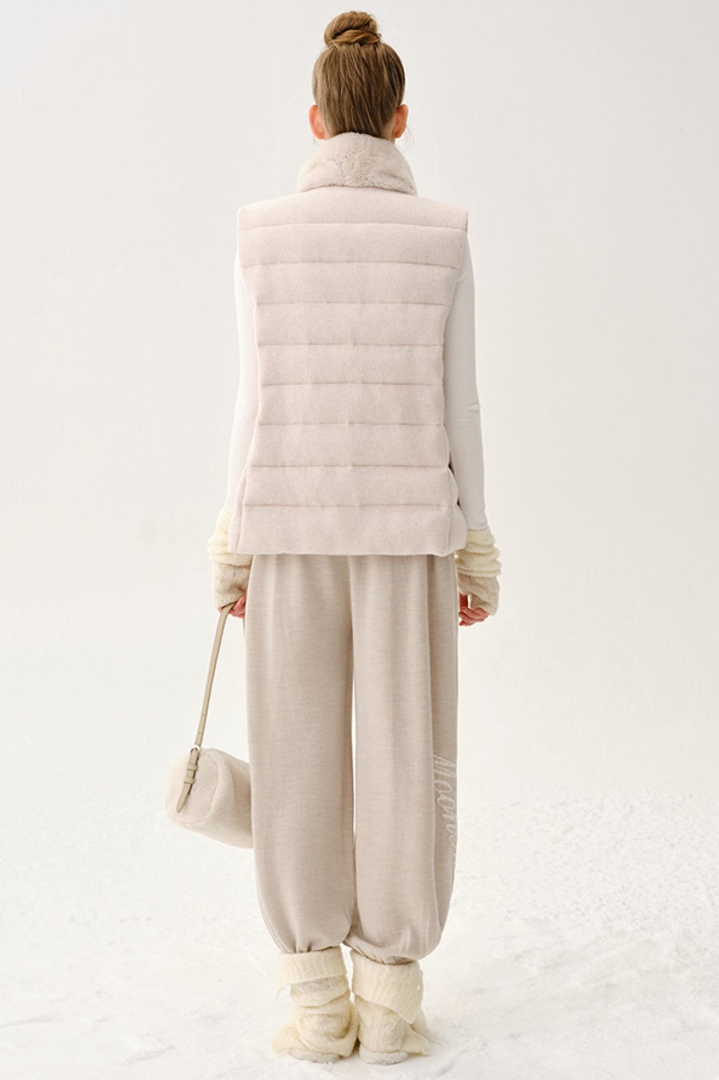 High-End Wool Knit Pants