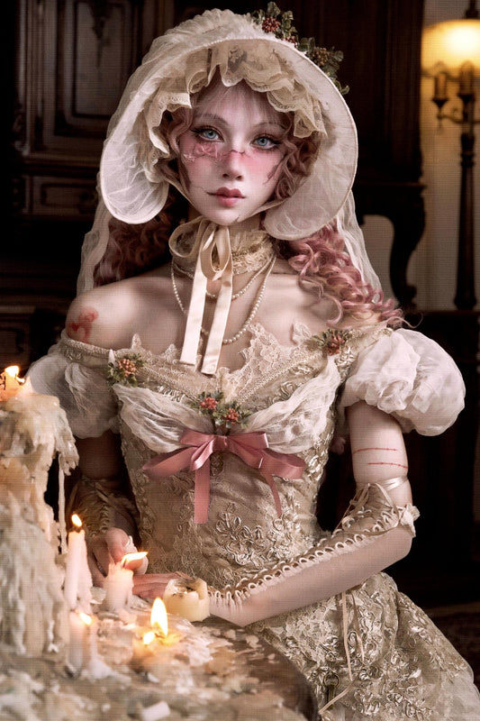 Eros Poetry Vintage One-Shoulder Mesh Top