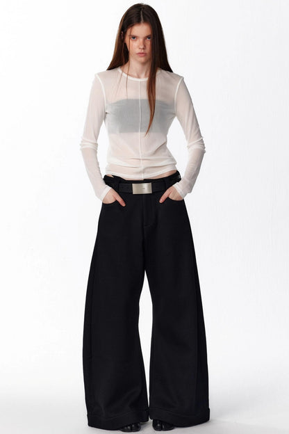 Versatile Slim Long Sleeve Base Shirt