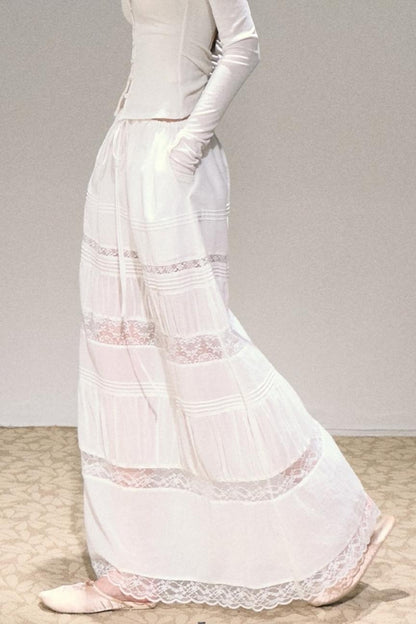 Bohemian Cotton Lace Skirt