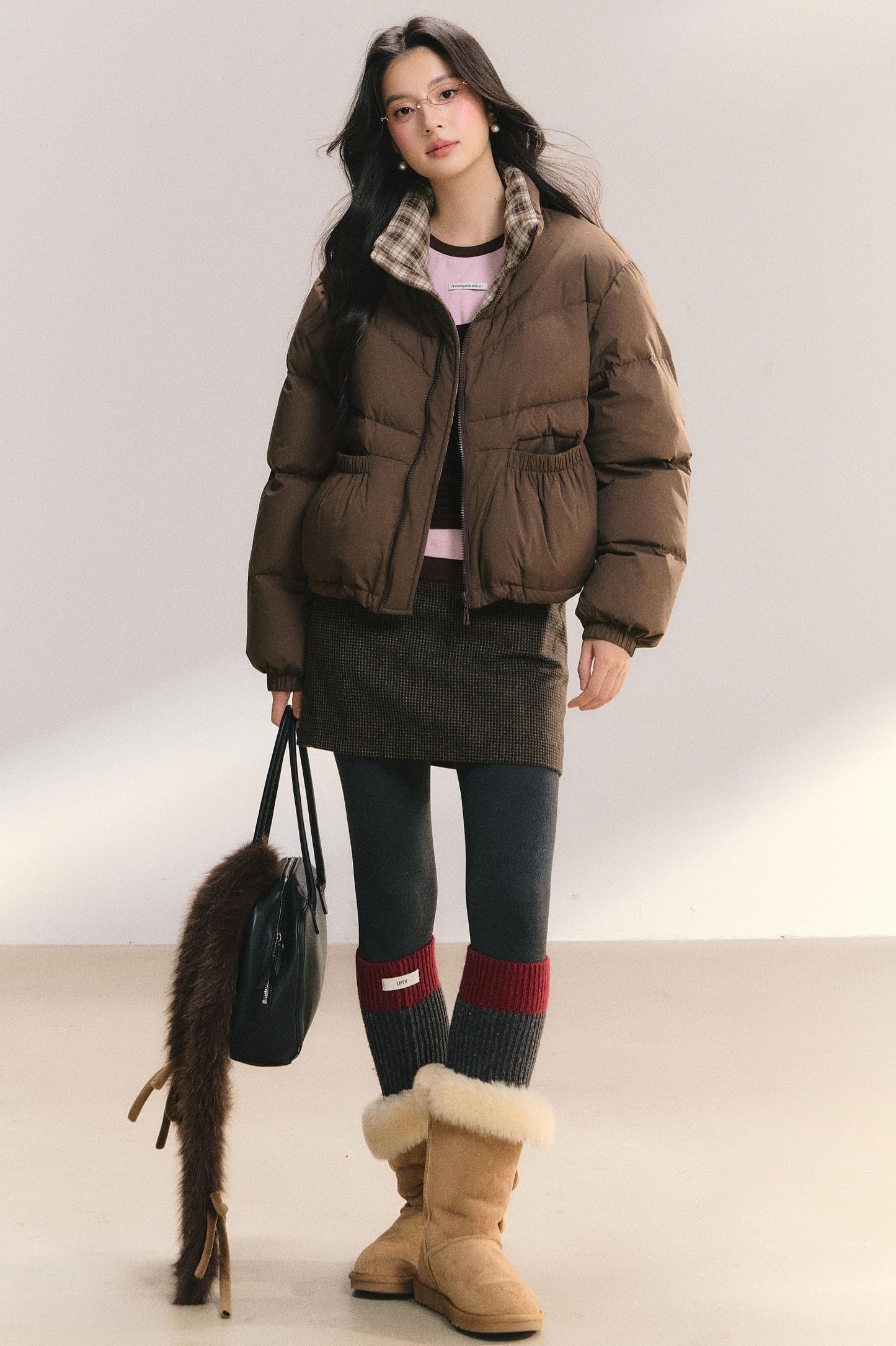 Plaid Frosting Cotton Jacket