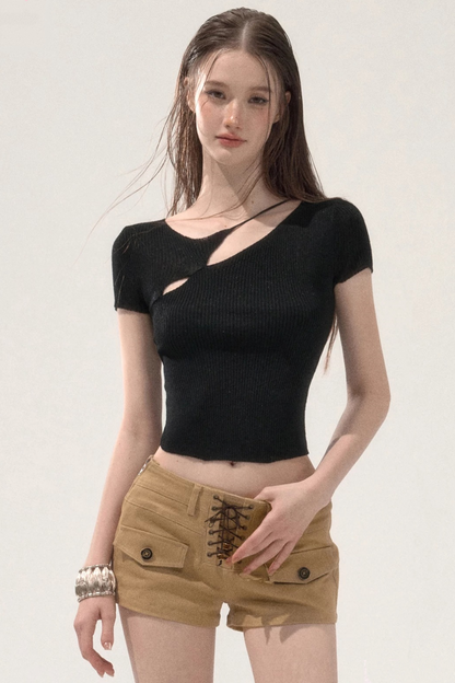 Hollow Knit Summer Top