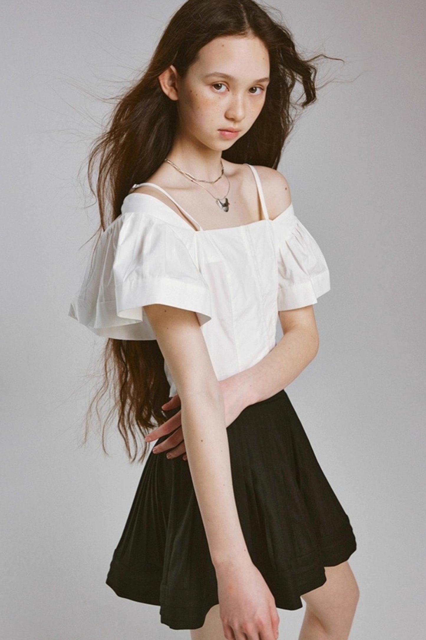 Paris Vacation Embossed Crop Top