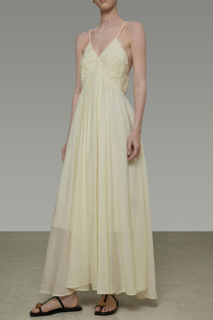 Summer Chic V-Neck Sleeveless Dress