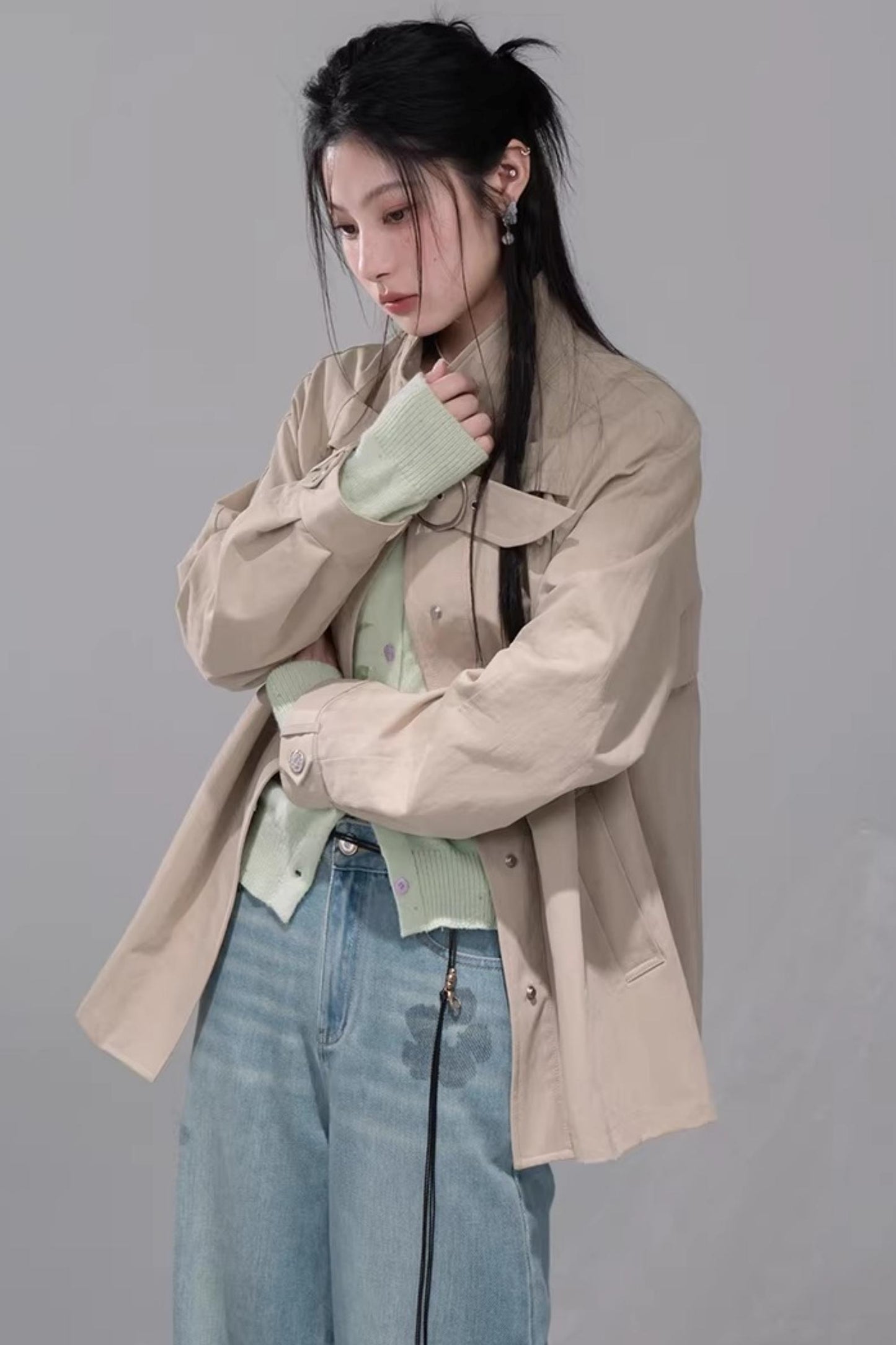 Milk Tea Brown Cape Coat