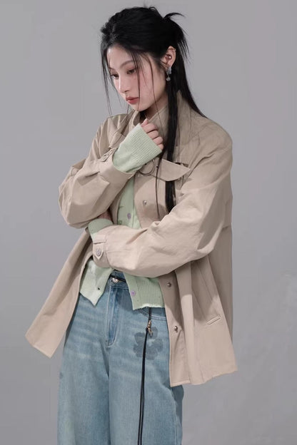 Milk Tea Brown Cape Coat