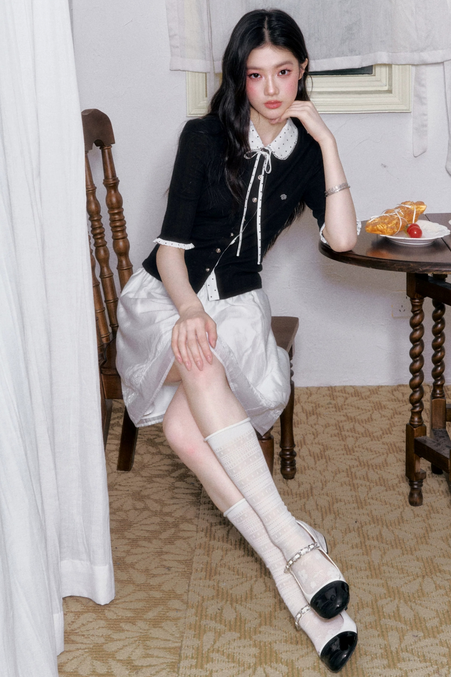 Lace Mid-Calf Socks