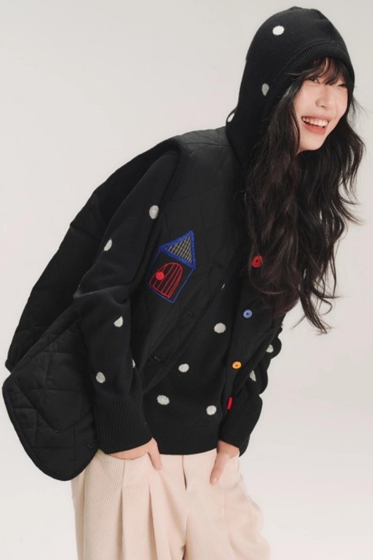 Colorful Patchwork Cotton Vest