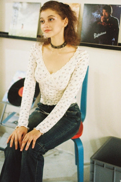 Blue High-Waisted Skinny Jeans