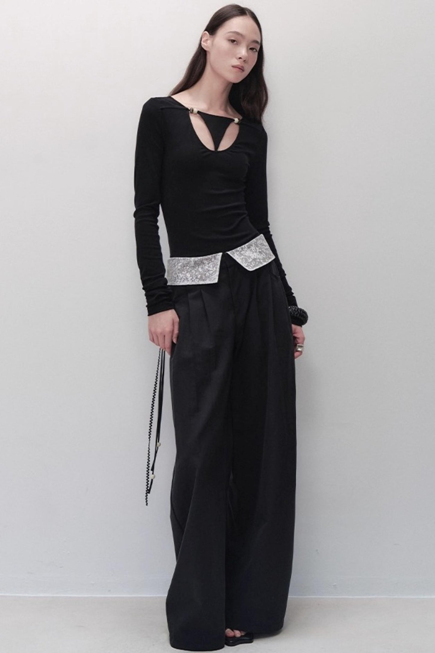 Sheer Silhouette Top