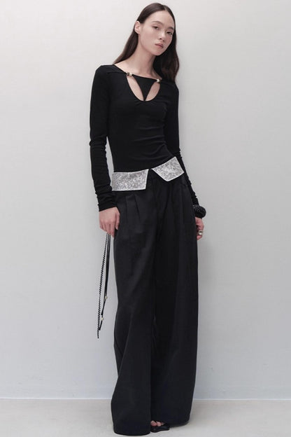 Sheer Silhouette Top