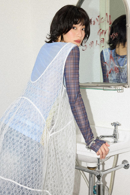 Misty Starfish Lace Dress