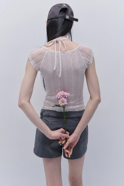 Delicate Lace Patchwork Top
