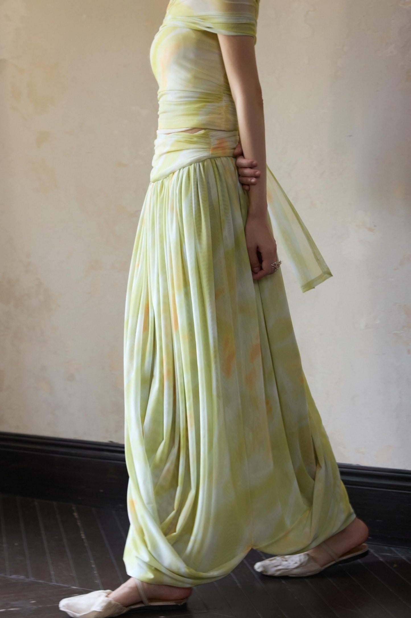 Halo Knitted Bustier Skirt