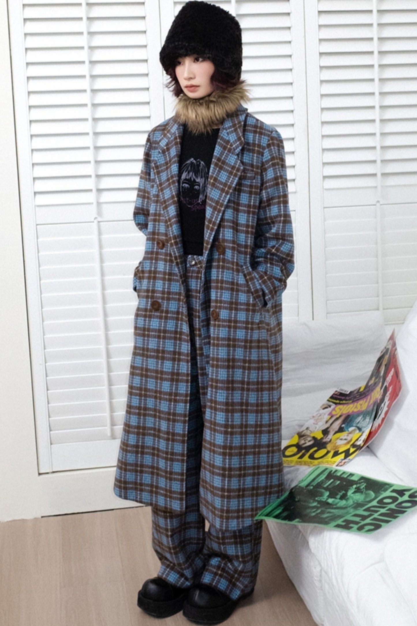 Classic Pattern Chester Coat