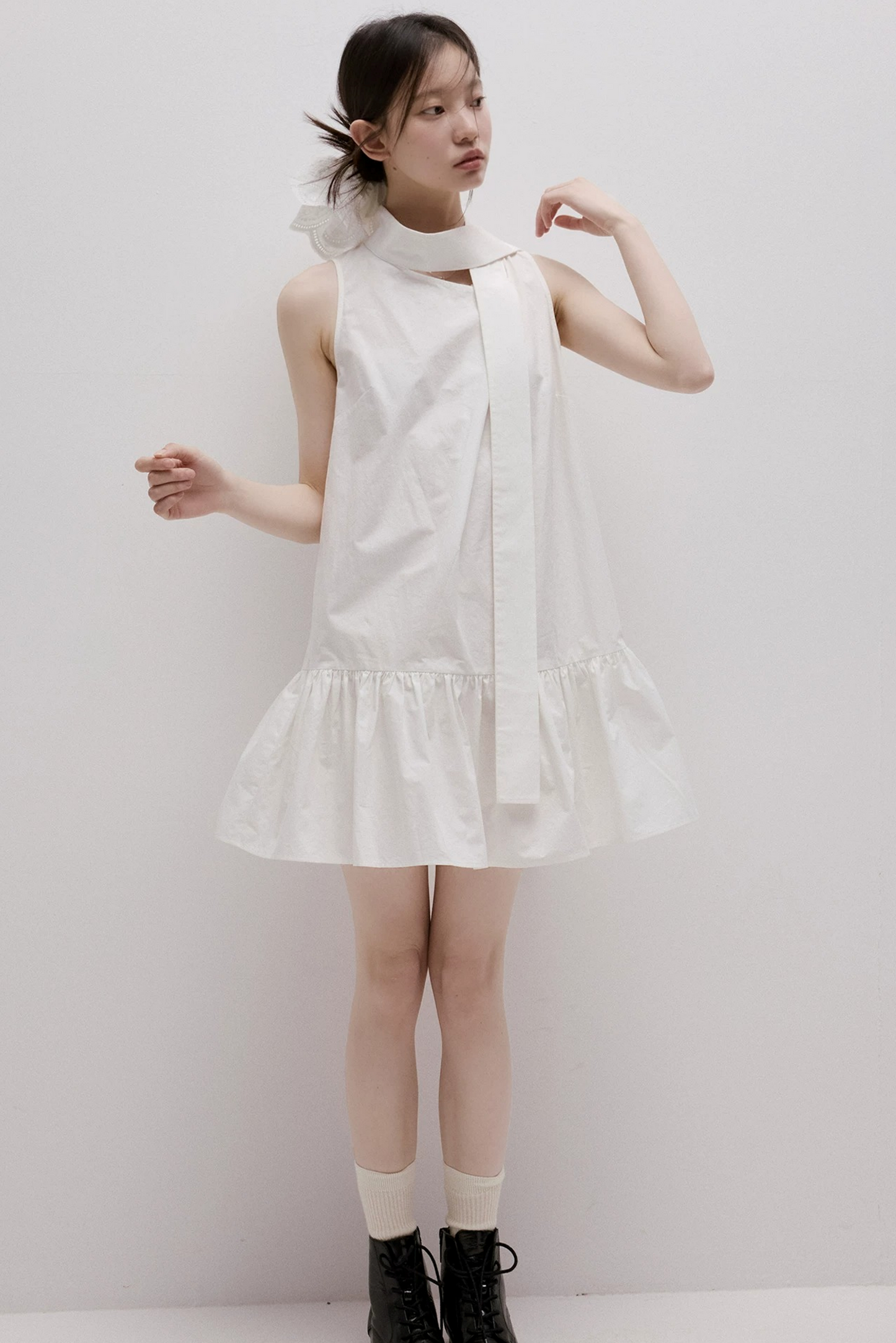 Nautical Ribbon Cotton Dress