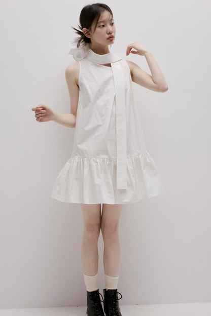 Nautical Ribbon Cotton Dress