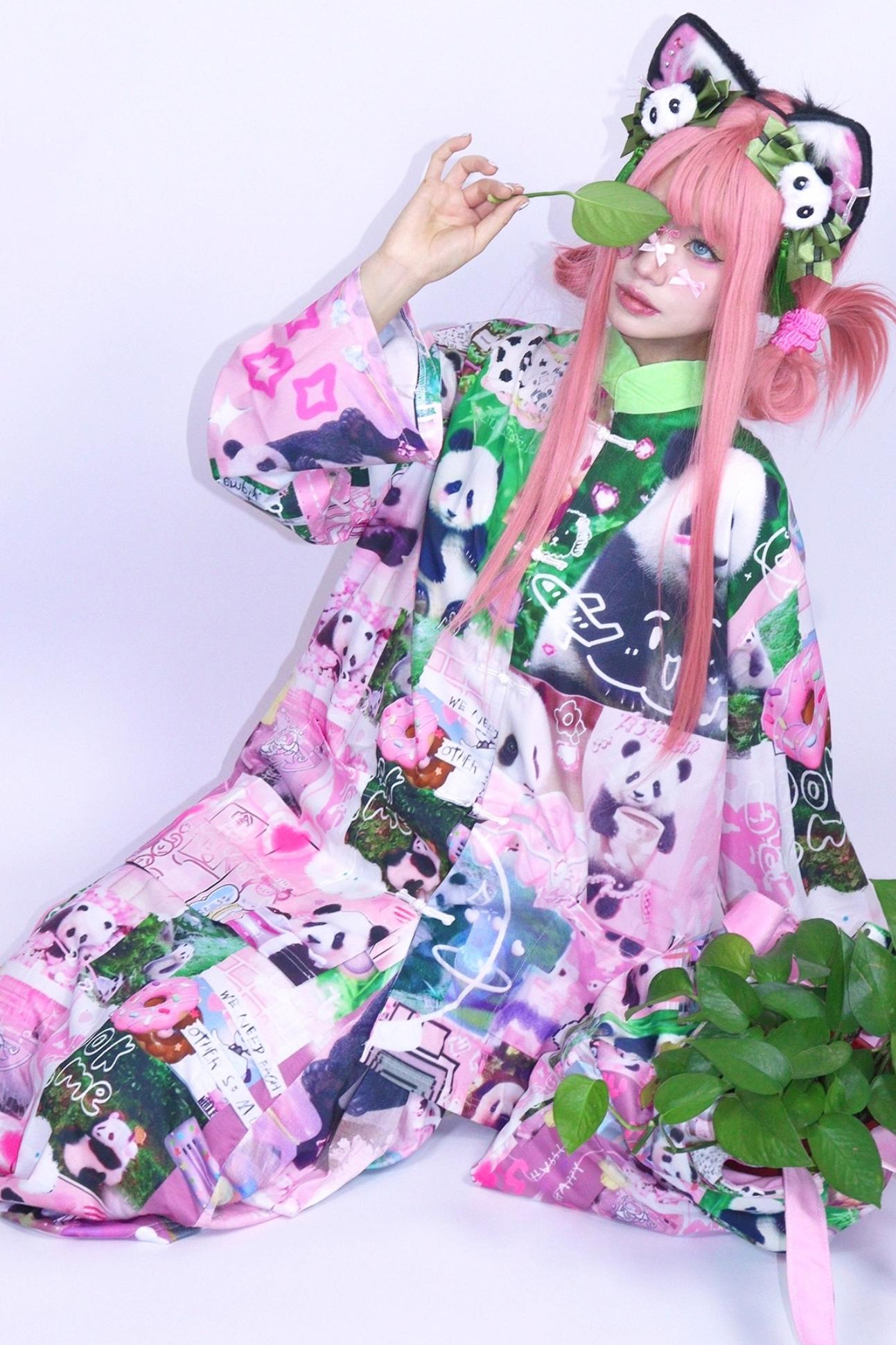 Panda Cartoon Long Skirt