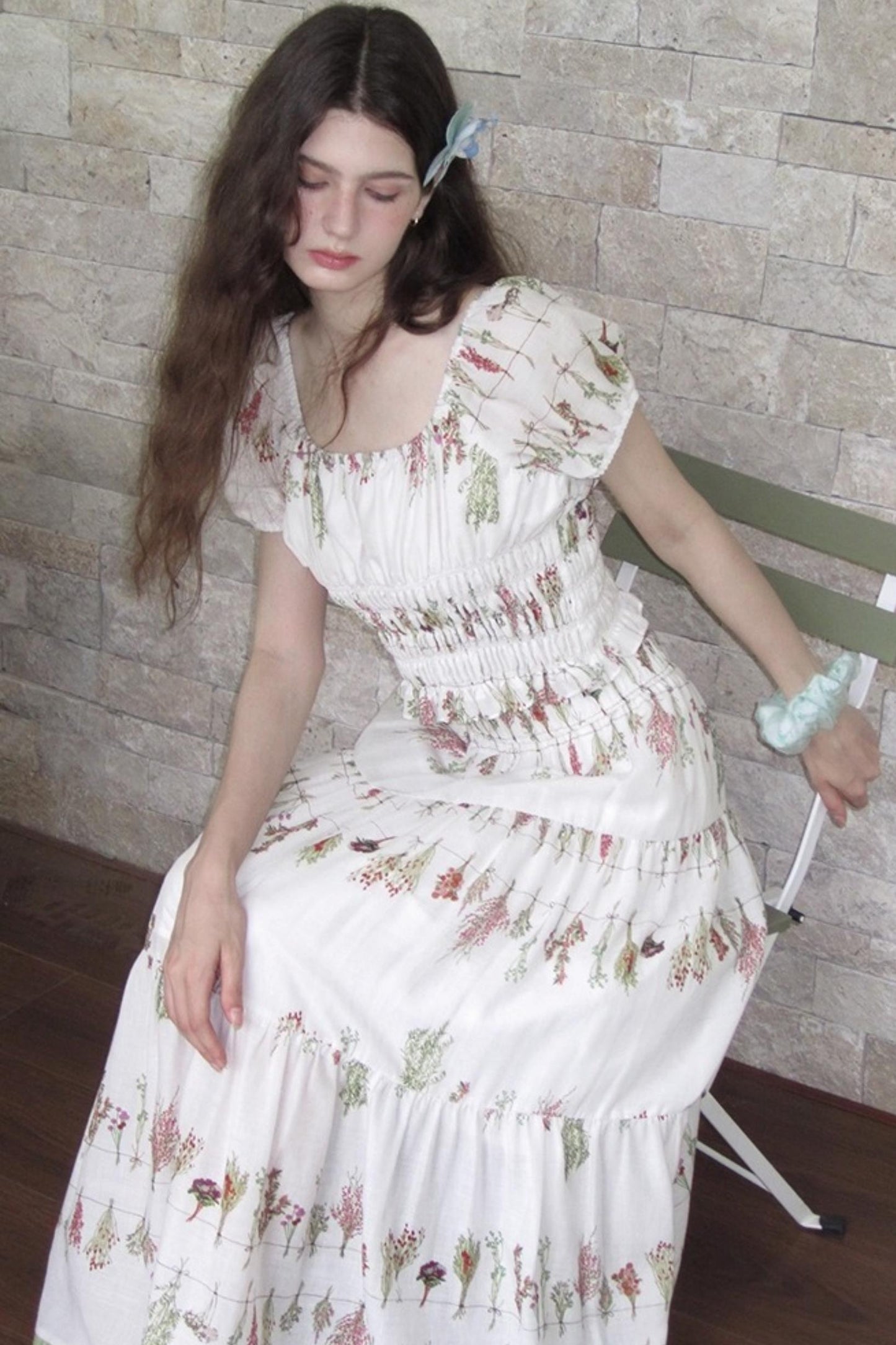 Botanical Linen Skirt Set-Up