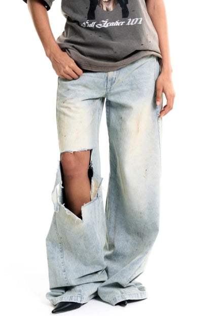 Denim Light Blue Trousers