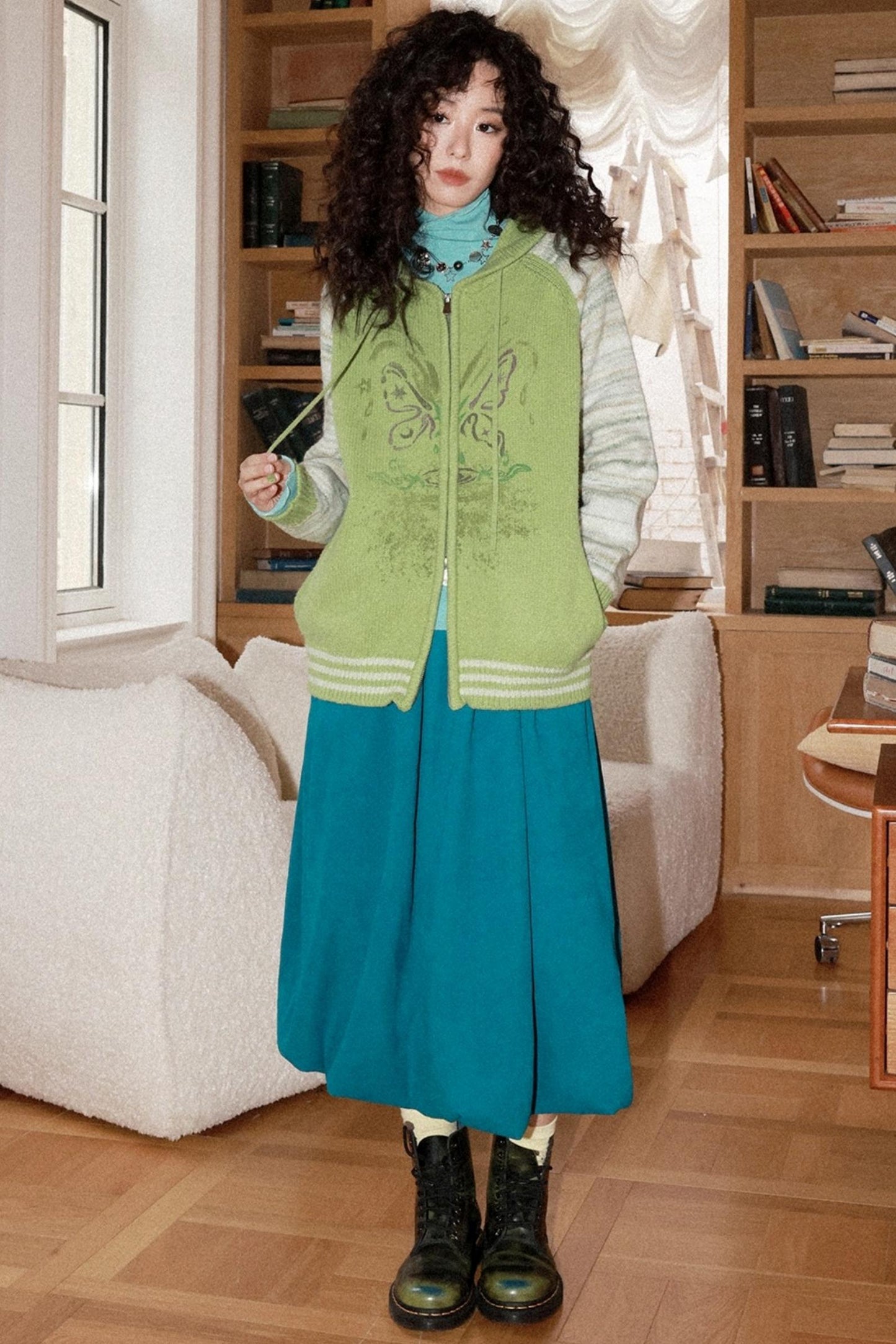 Butterfly Whisper Wool Cardigan