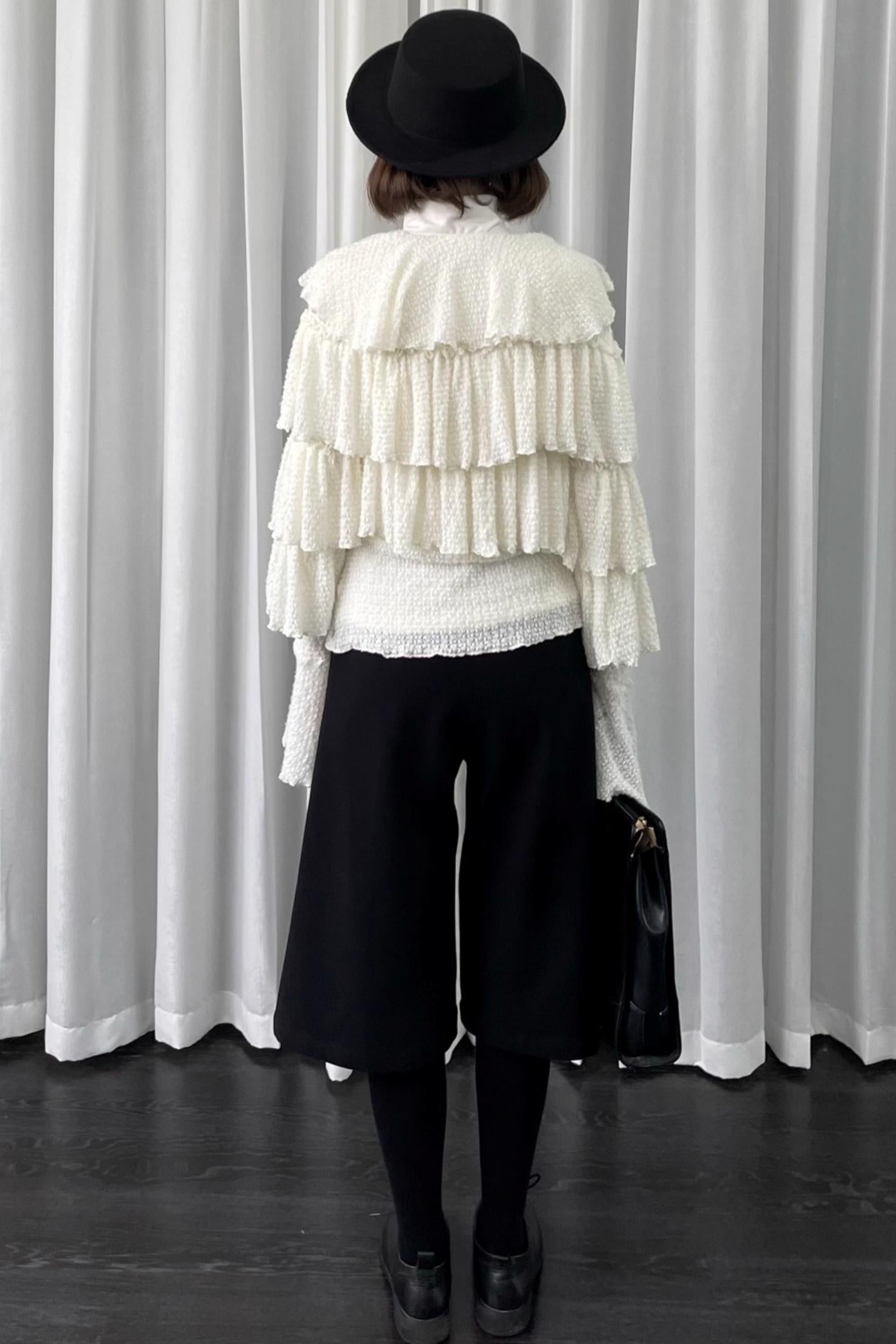 Autumn White Knit Cardigan