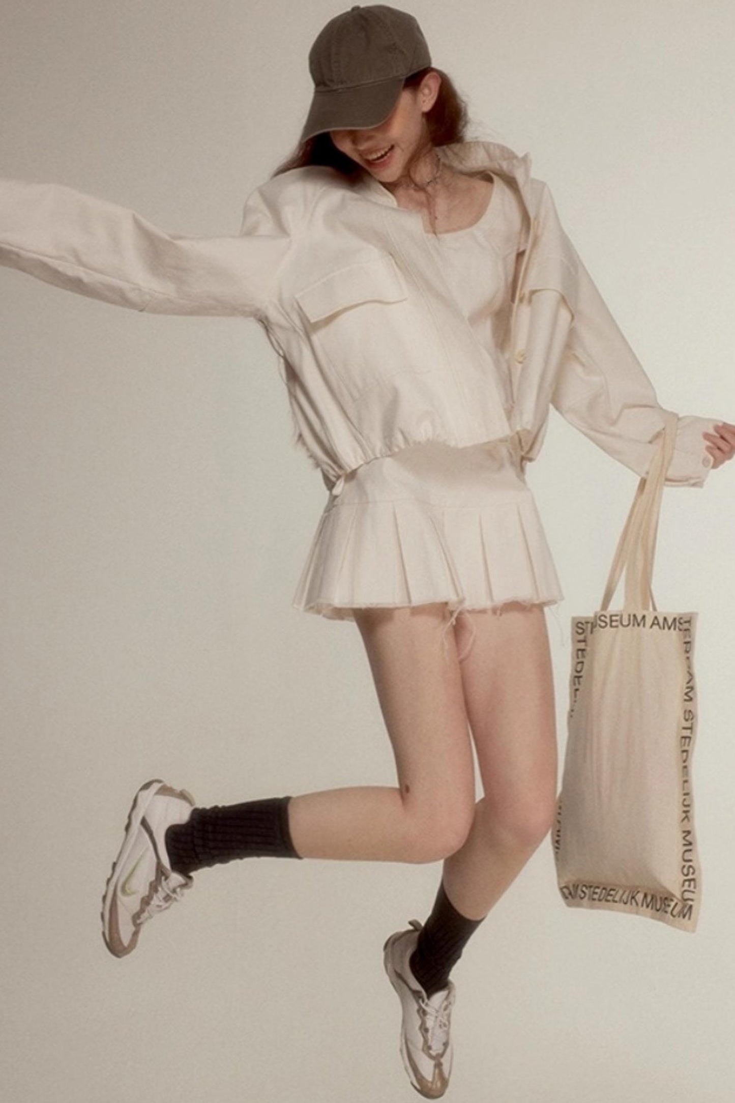 Raw Quilted Denim Dress