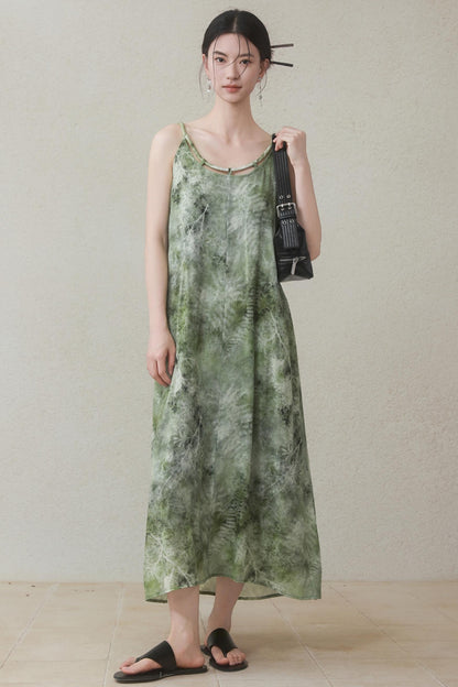 Summer Halter Dress With Beads