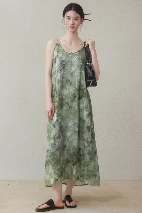 Summer Halter Dress With Beads