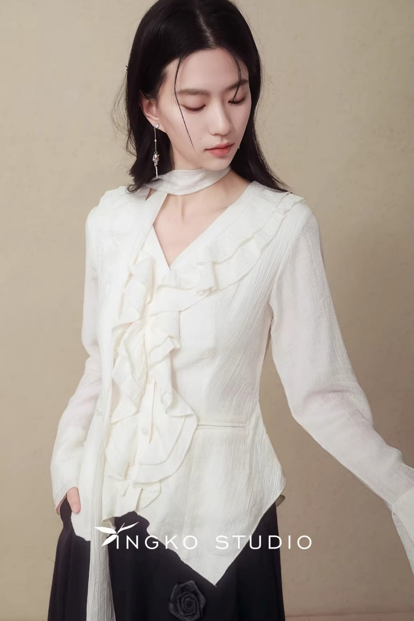 Ingko Moon Ribbon Top