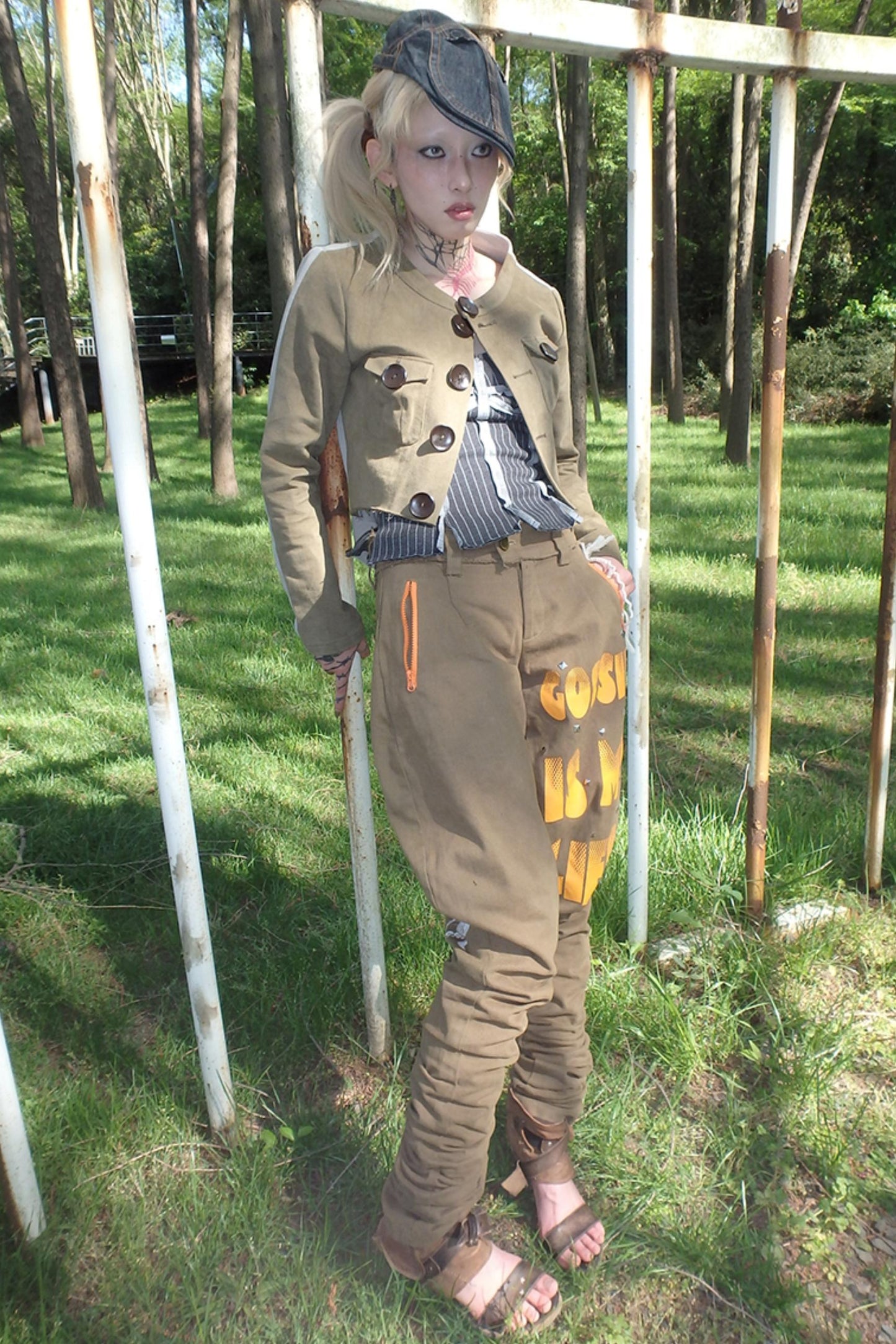 Color-Block Short Jacket