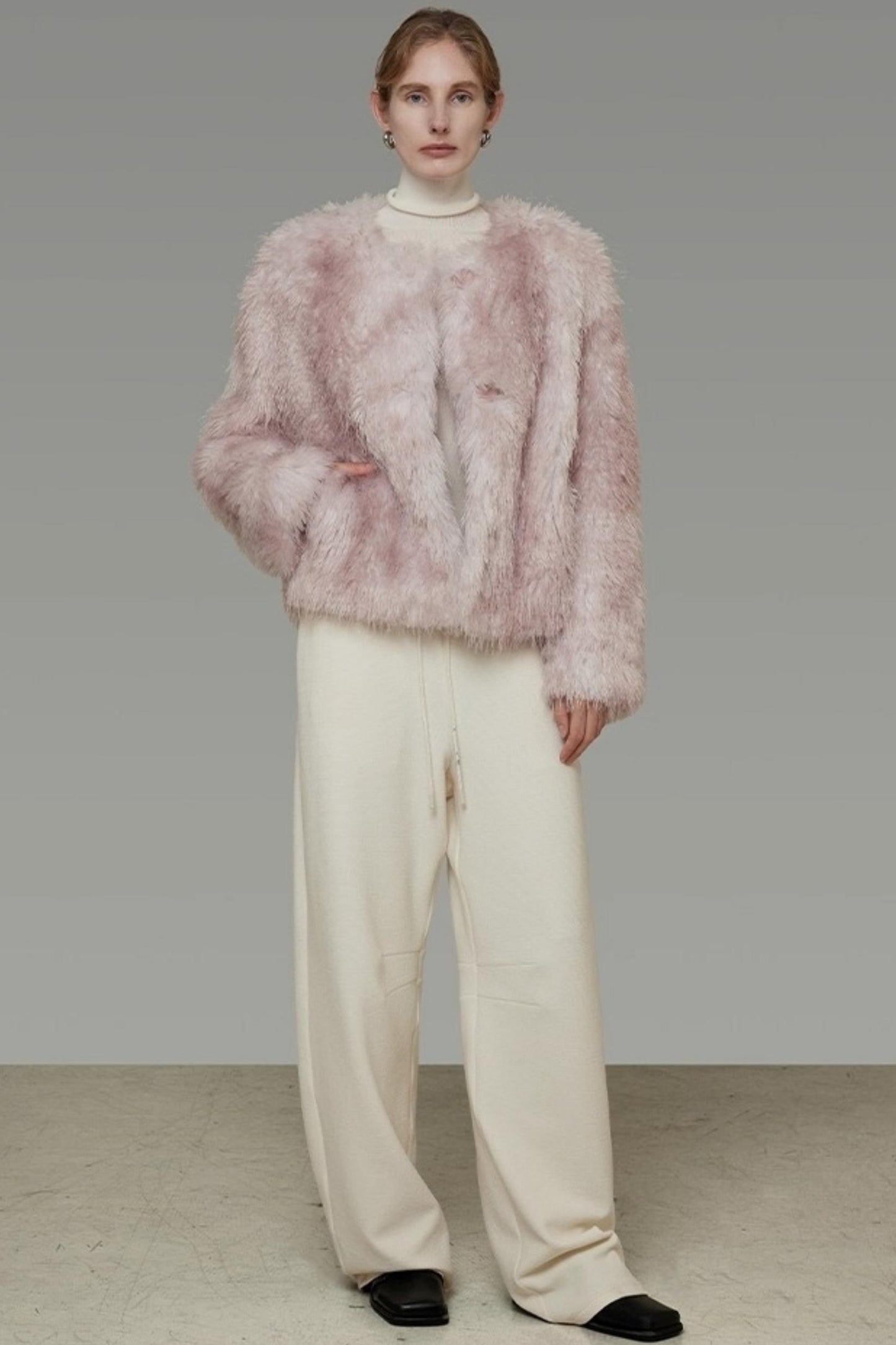 Plush Winter Cropped Jacket