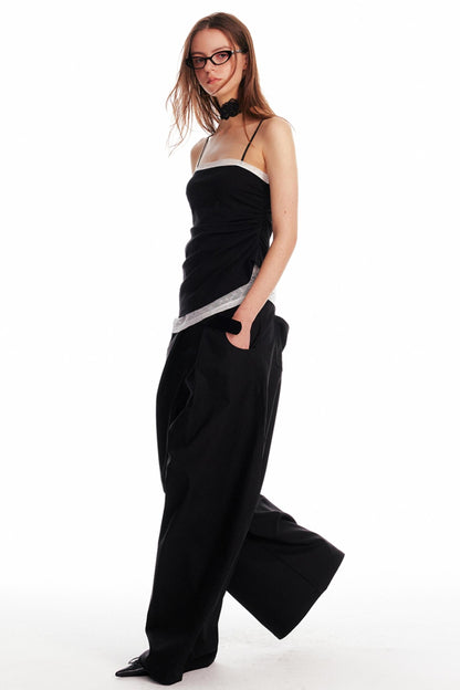 Pleated Lace Camisole