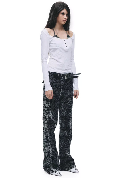 Millennium Mud-Dyed Long-Sleeve Top