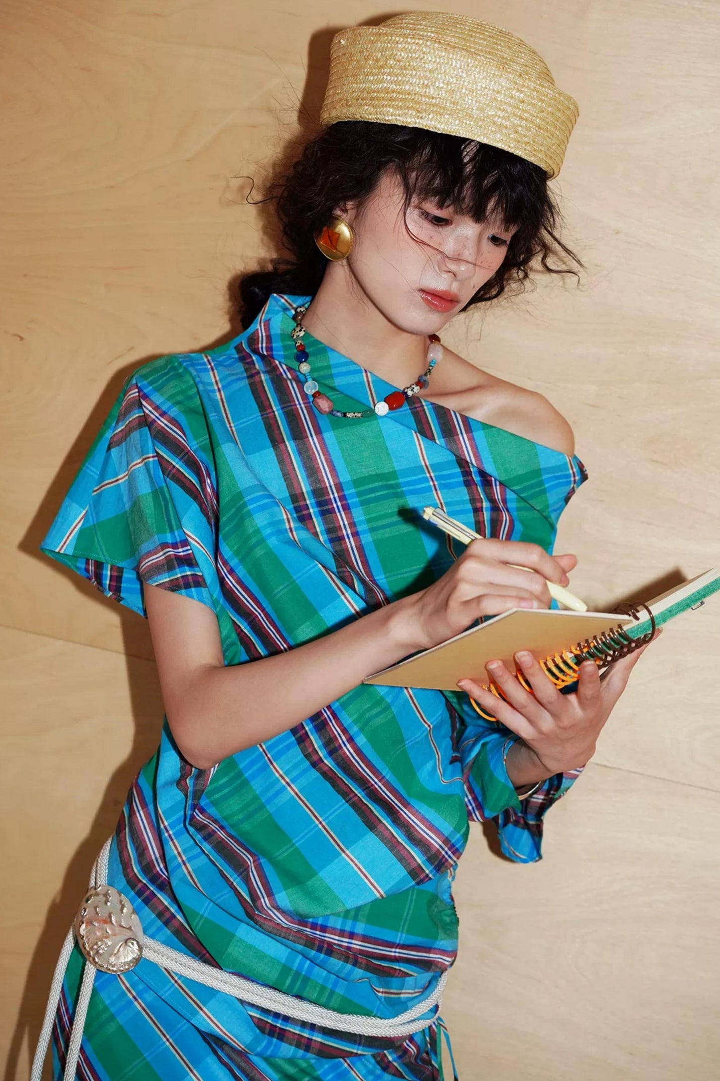 Asymmetrical Color-Blocked Top